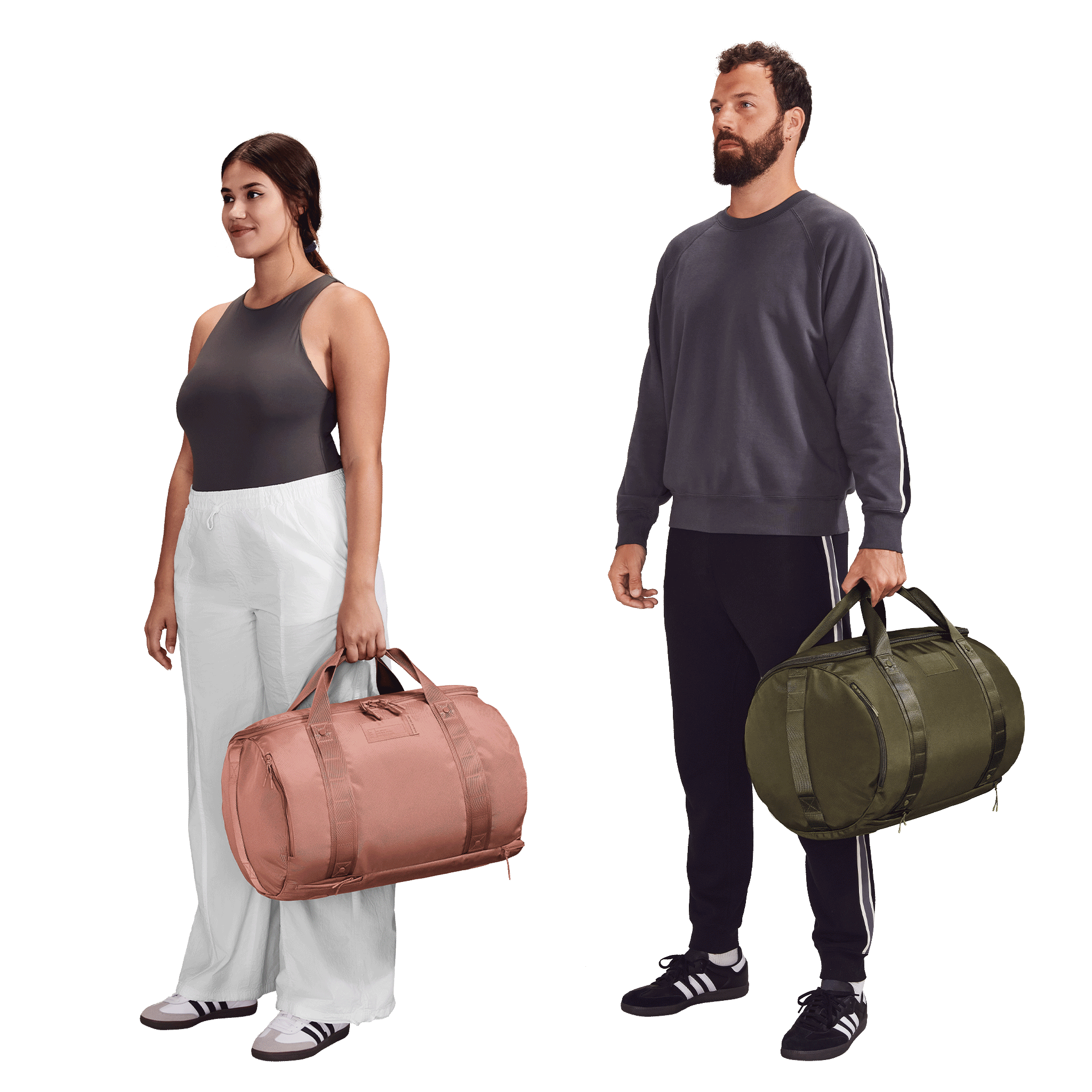 Denver Convertible Duffle in Ash, Large - Image 9