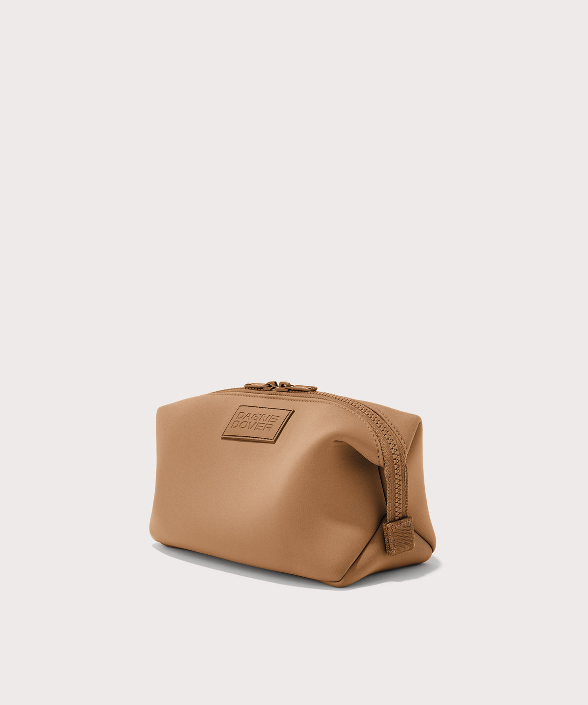Hunter Toiletry Bag in Camel, Large - Image 4