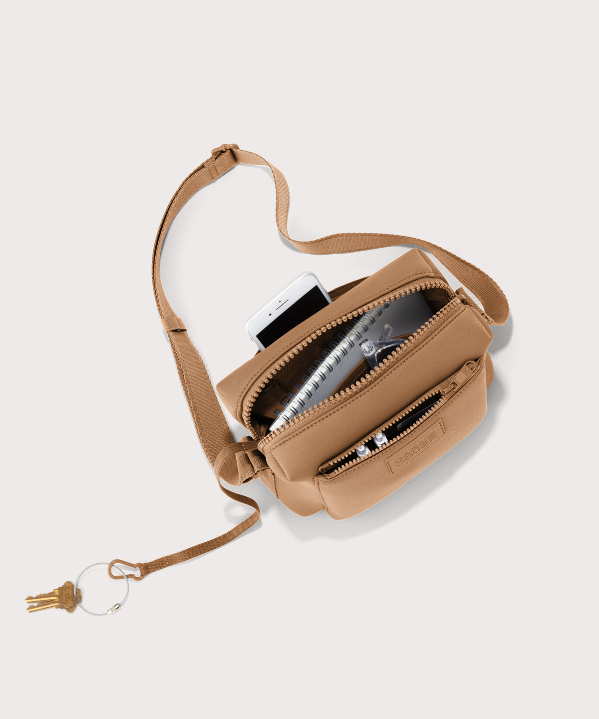 Micah Crossbody in Camel - Image 2