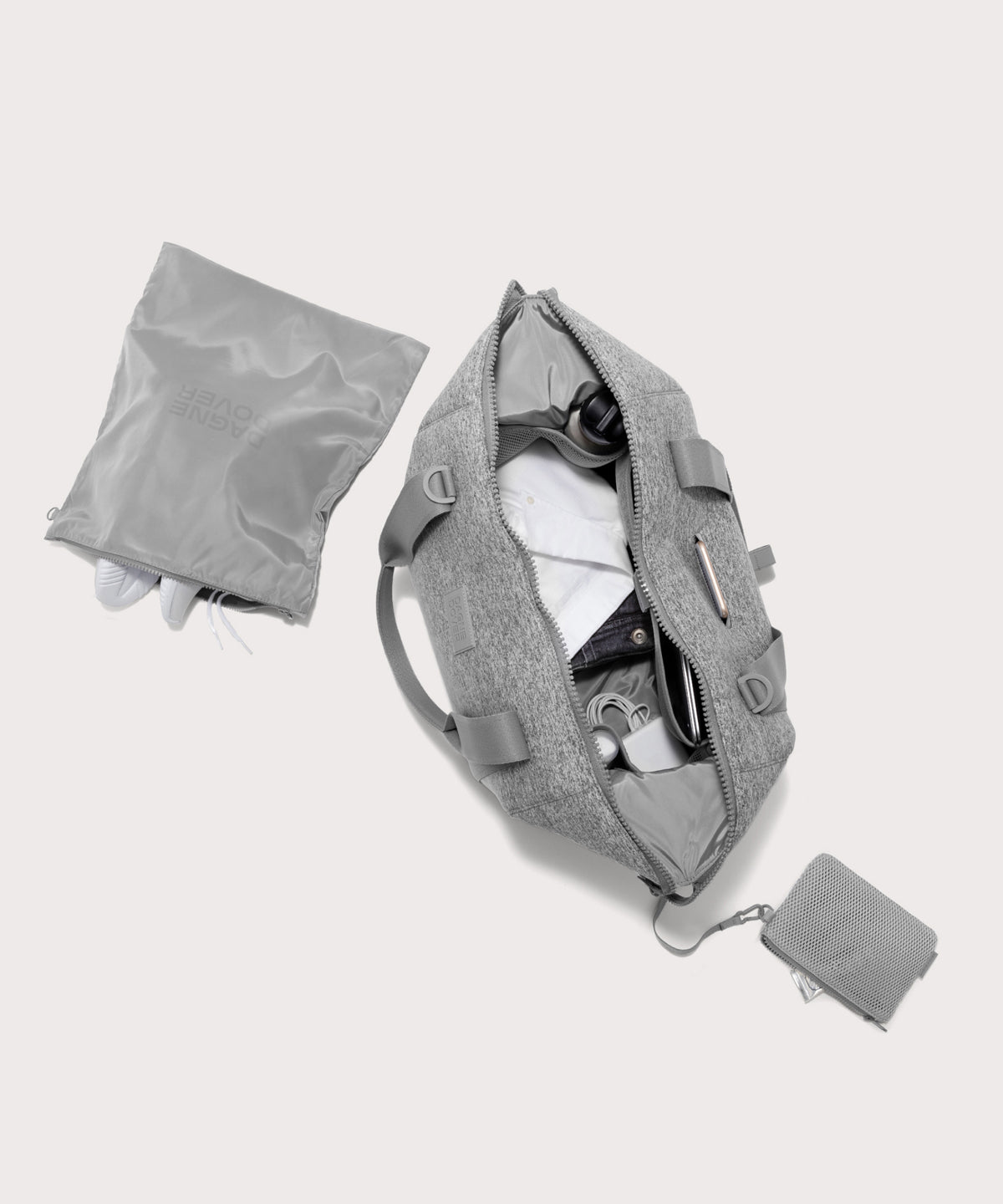 Landon Carryall in Heather Grey, Large - Image 2