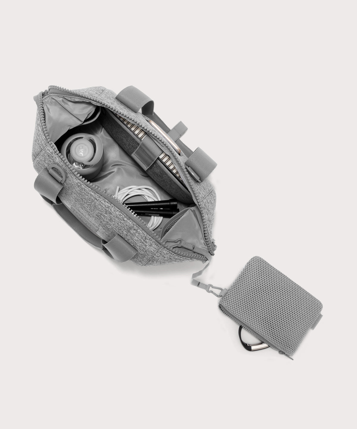 Landon Carryall in Heather Grey, Small - Image 2