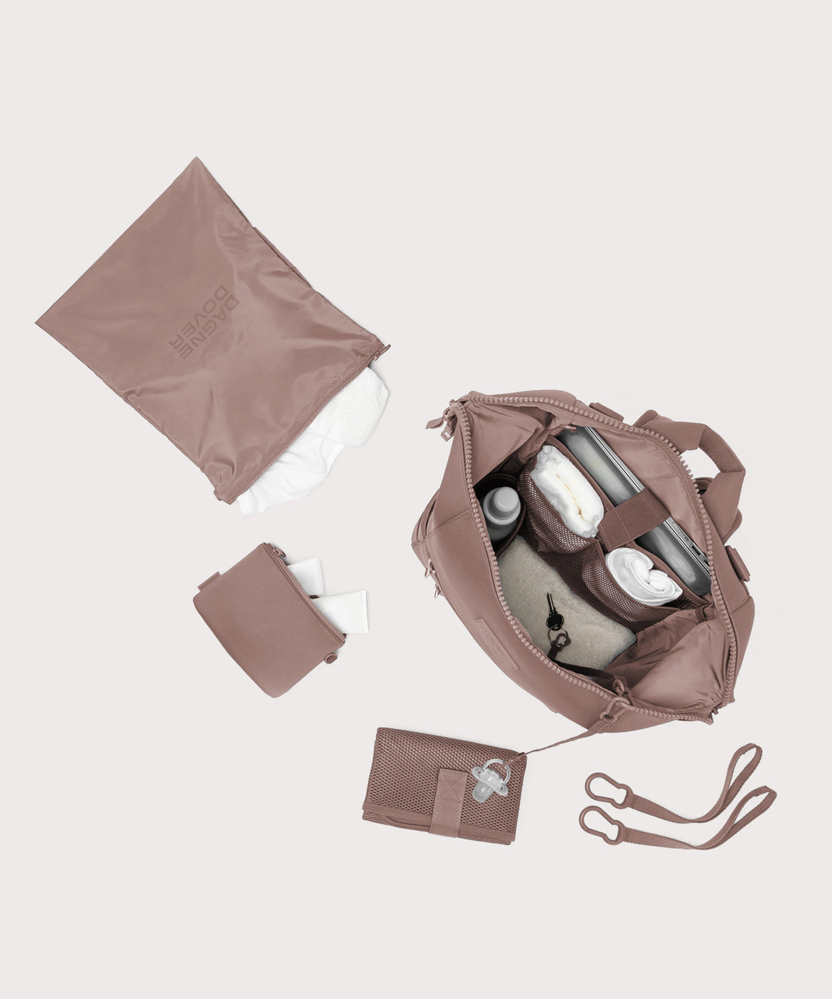 Indi Diaper Backpack in Dune, Large - Image 2