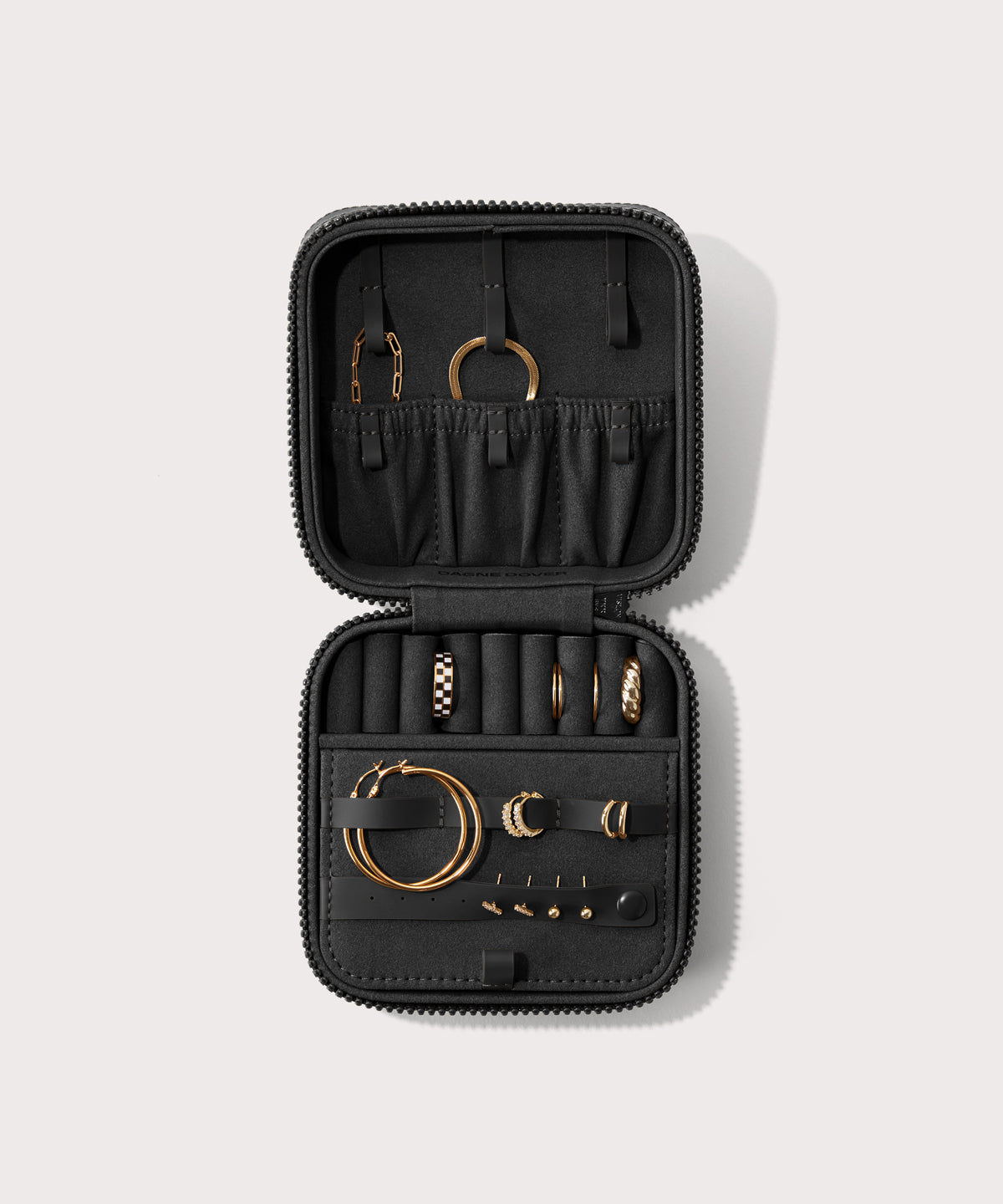 Frankie Jewelry Case in Onyx, Large - Image 2