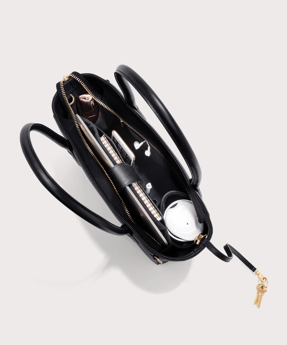 Signature Tote in Onyx, Classic - Image 2