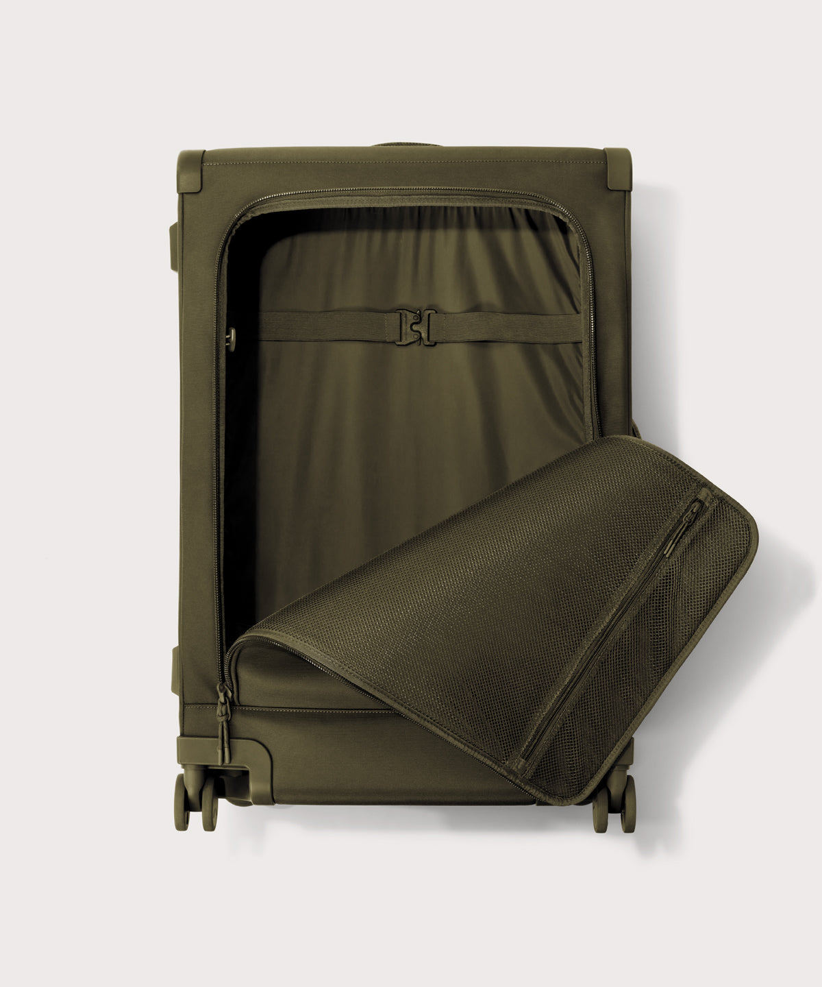 Sydney Checked Luggage in Dark Moss, Larger - 28.5 inch - Image 5